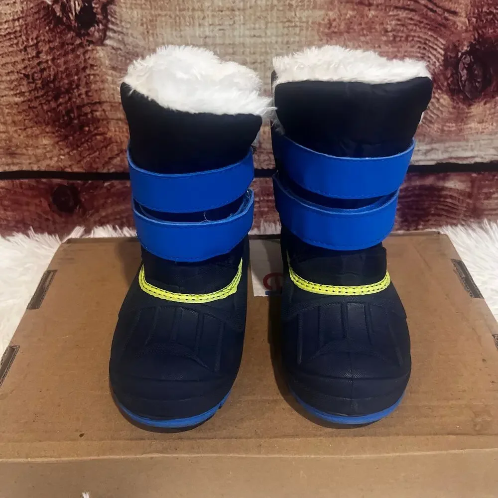 MORENDL Winter Snow Boots Waterproof Insulated Boys 11 Kids Youth Hiking Shoes